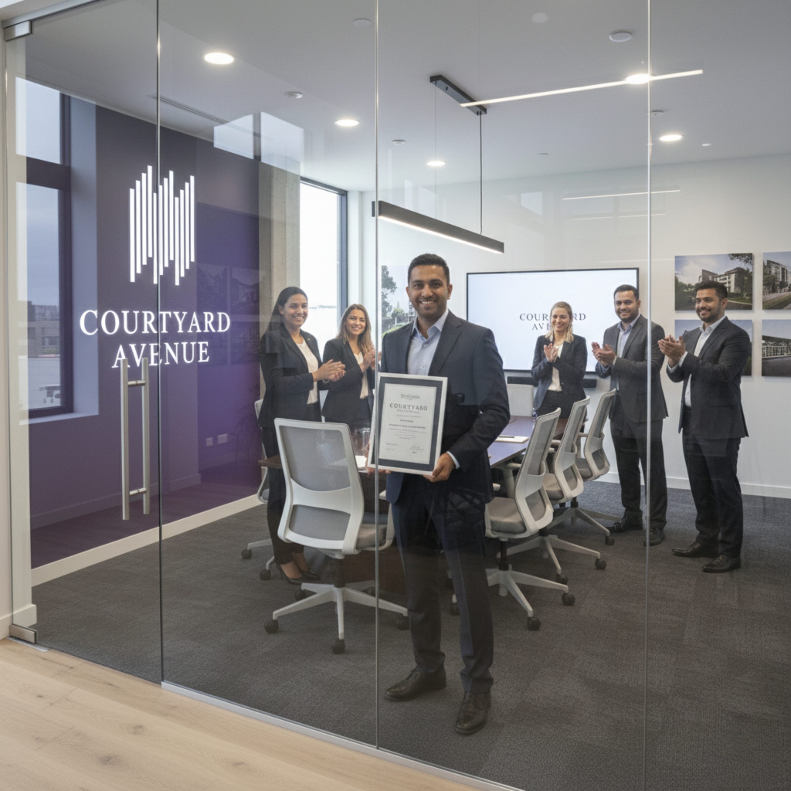 Courtyard Avenue Award Recognition